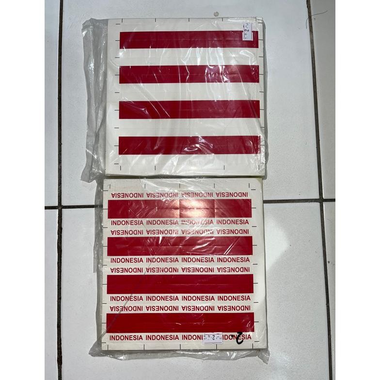 

Wd-54 Sticker Bendera Pipi Indonesia Hut Dirgahayu Ri Tempelan 17 Agustus Aksesoris Supporter Lomba Grosir