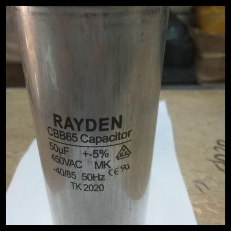 DISKON KAPASITOR 50UF 450V KAPASITOR AC KAPASITOR POMPA KOMPRESOR 