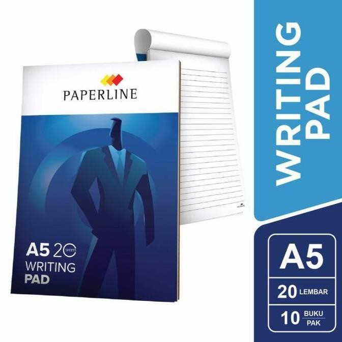 

Paperline Block Note Bergaris 10 Buku Writing Pad A5 20 Lembar