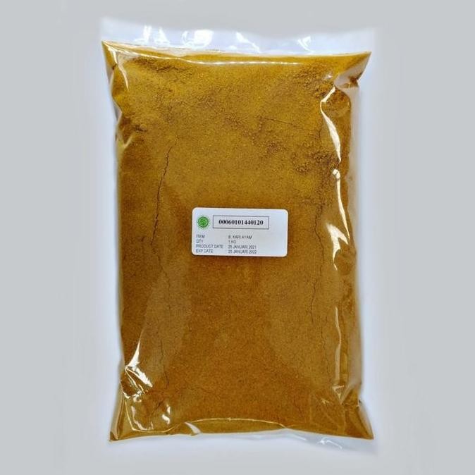 

Original Curry Powder 1Kg - Bubuk Kari Bumbu Masakan India Asli