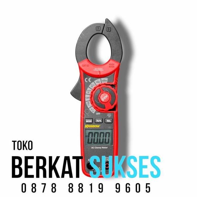 TANG AMPERE DIGITAL CLAMP METER 400 A KRISBOW ORIGINAL DAN TERPERCAYA