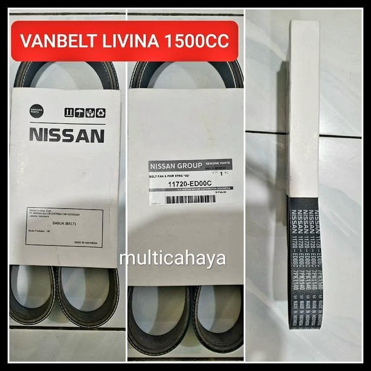 GRATIS ONGKIR NISSAN LIVINA 1500(2013-2017) VANBELT (7PK1140) 11720-ED00C 