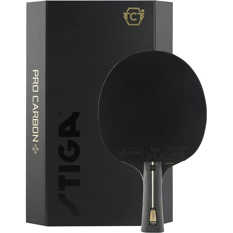 Stiga Pro Carbon+ Plus Table Tennis Racket (Raket Tenis Meja) Original Dan Terpercaya