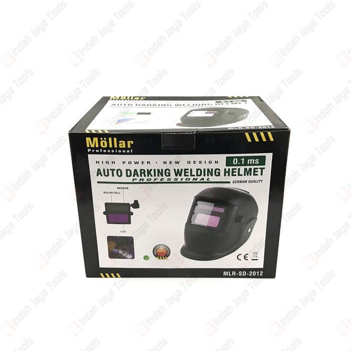 Helm Las Otomatis Mollar / Auto Darkening Helmet / Kedok Las Original Dan Terpercaya