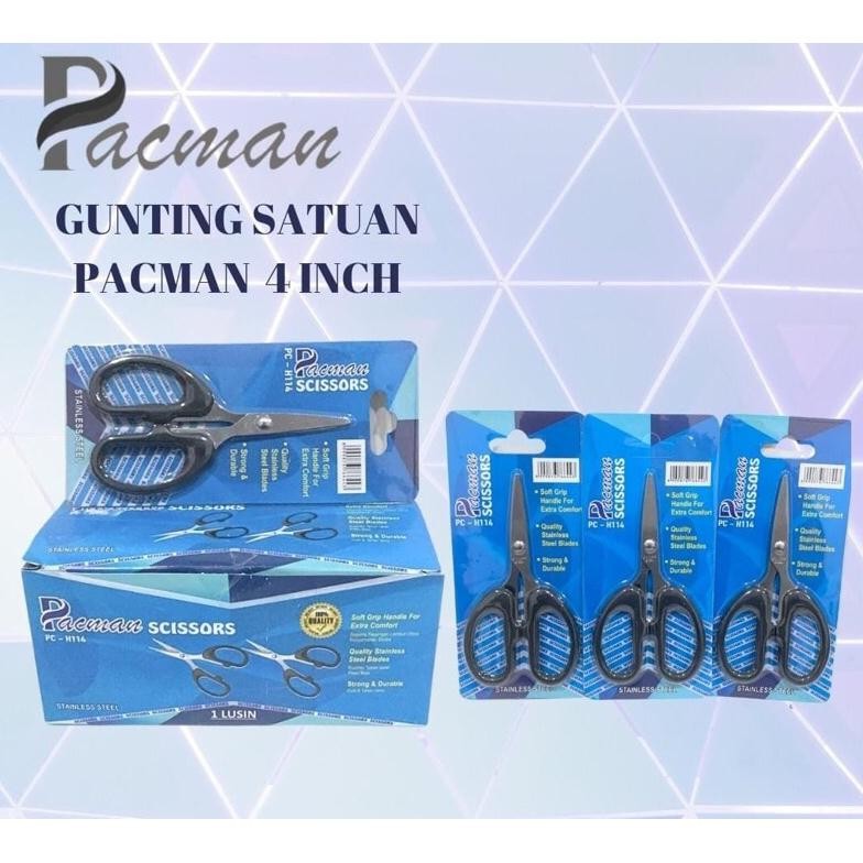

GROSIR 1box(12pcs) Pacman Gunting 4inch gunting kecil RB2
