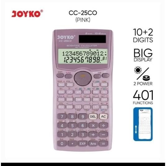 

JOYKO CC-25CO ~ Kalkulator Sekolah Scientific Calculator Color CC25CO Kuliah RB2