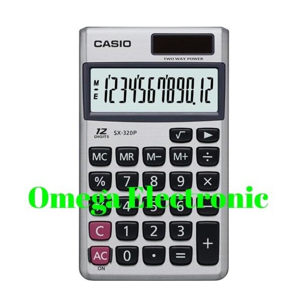 

Casio Calculator SX-320P SX 320 P - Kalkulato Pocket Kantong RB2