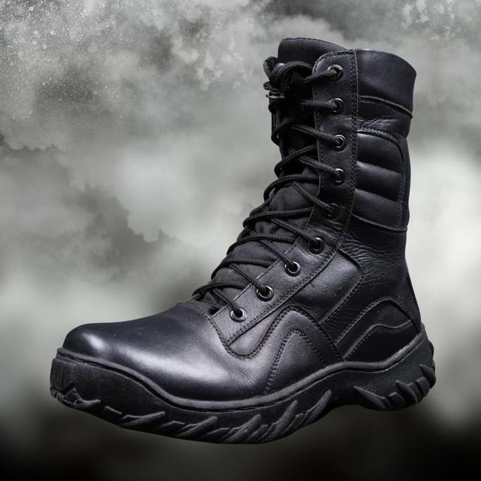 Army86 Sepatu PDL Black hawk Comando TNI Polri Security ASLI Boots kulit bisa di semir  Shoes Pria