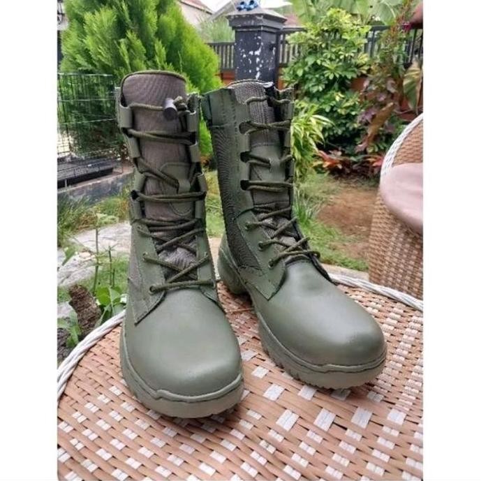 SEPATU PDL HIJAU JATAH BRIMOB POLRI Boots