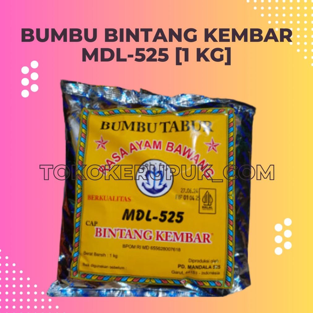 

Bumbu BINTANG KEMBAR MDL-525 [1kg/1000gr] Nugi