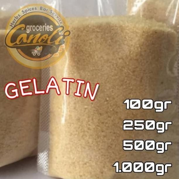 

Gelatin Bubuk Gelita Halal / Gelatine Powder Import - kemasan 100 gr Nugi