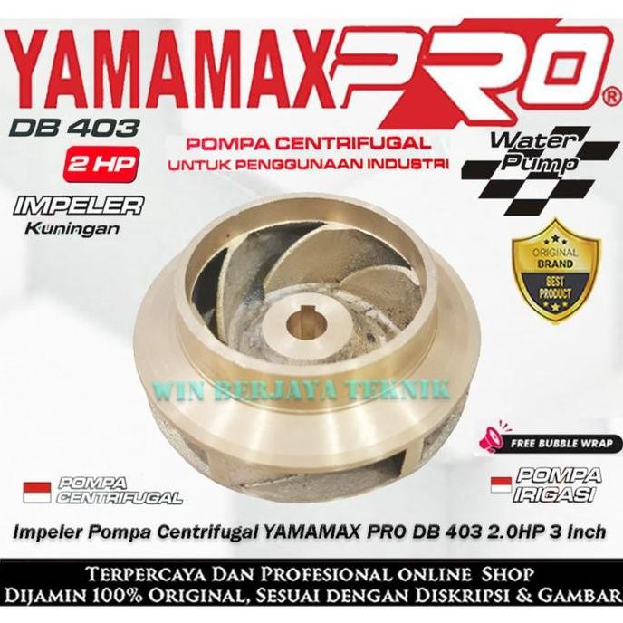 Impeler Pompa Air Centrifugal Sentrifugal 3 Inch Pompa Irigasi 3Inch Yamamax Pro Db 403 2.0Hp Db403 