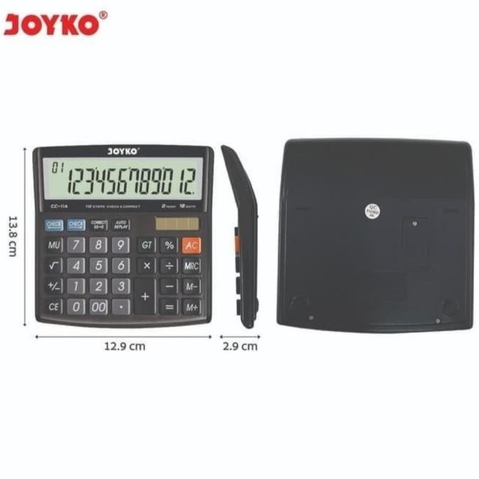 

KALKULATOR JOYKO CC-11A CHECK & CORRECT - Calculator Desktop 12 Digit CC11A ORI RB2