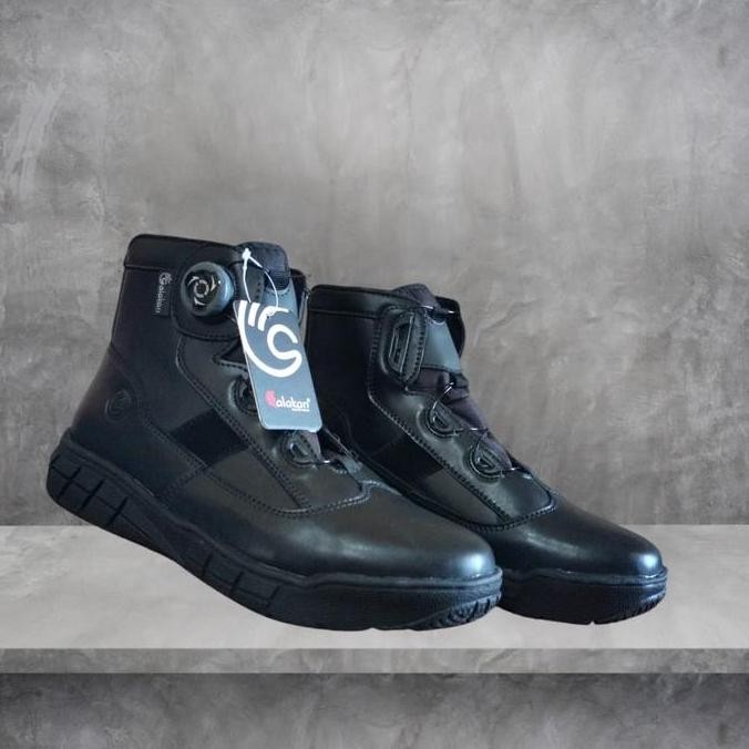 Sepatu PDL Tali Putar Midtrack 6 inch PDH Calakan - Outdoor Shoes F-16 Ankle Boots Polri Lantas Outd