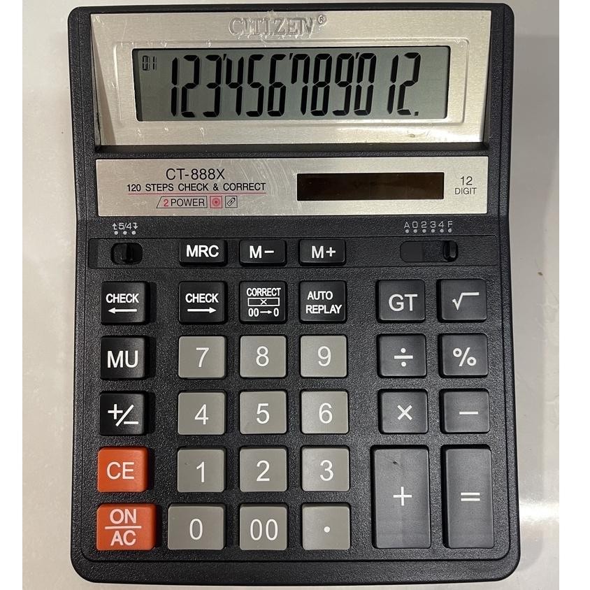 

Kalkulator BESAR CT-888X 12 Digit - Calculator Check Dual 2 Power RB2