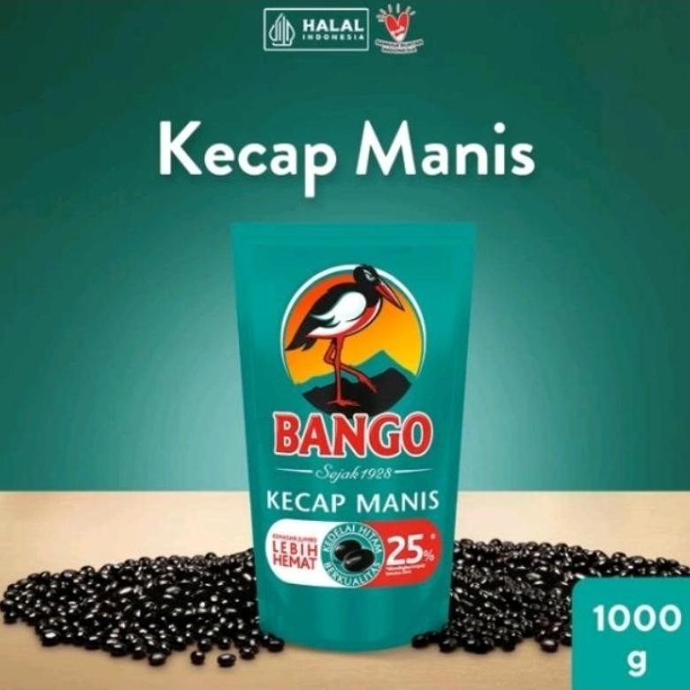 

BANGO Kecap Manis Reffil 700 GRAM / 950 GRAM ( DISKON 50% & 20% DI LIVE) Nugi