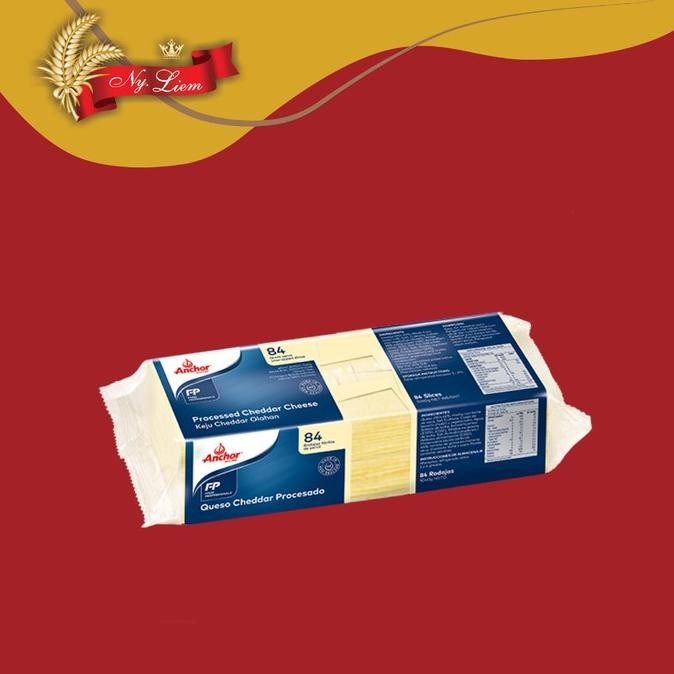 

ANCHOR Keju Cheddar Sliced Olahan 1,04 kg (GOSEND/GRAB ONLY) Nugi