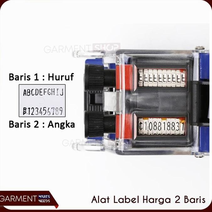 

Terbaruu - Alat Label Harga 2 Baris Huruf Angka Price Labeller Mx 6600