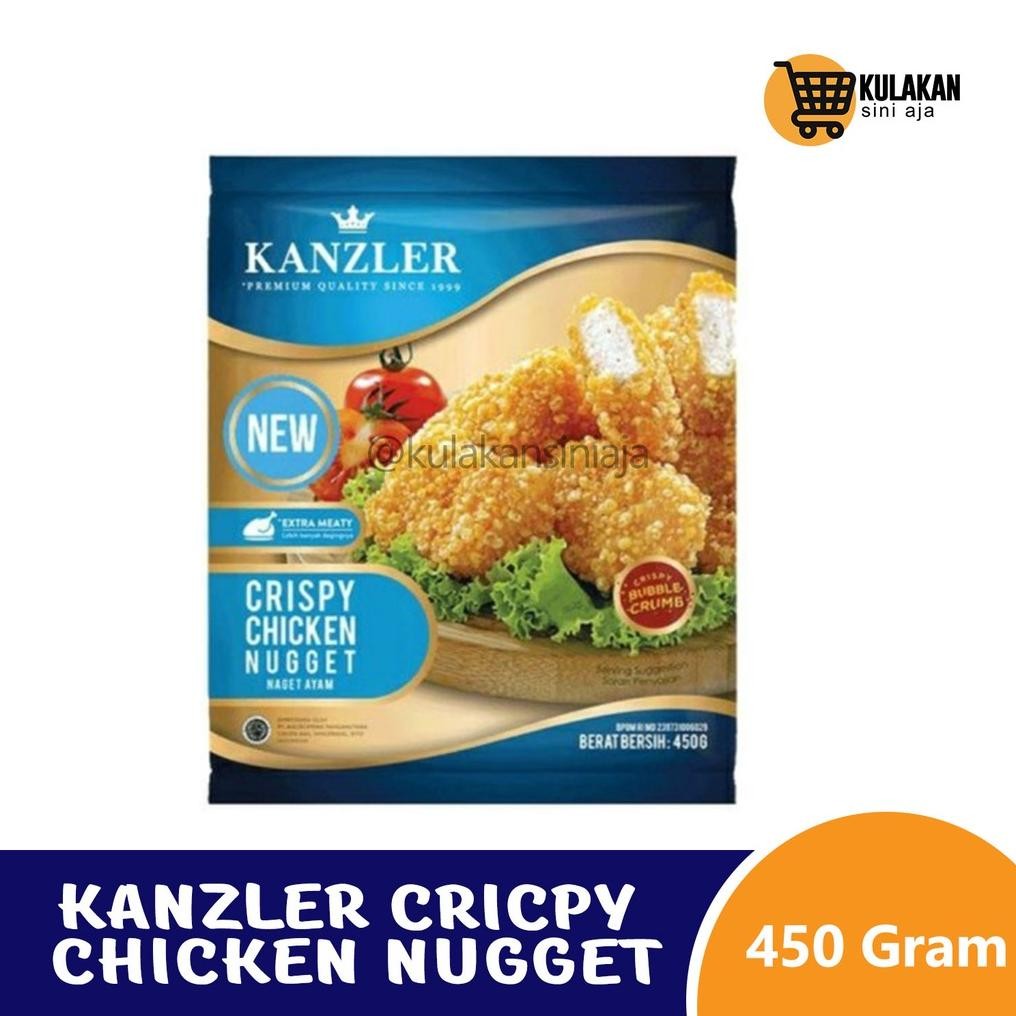 

Kanzler Crispy Chicken Nugget 450g Extra Renyah Nugi