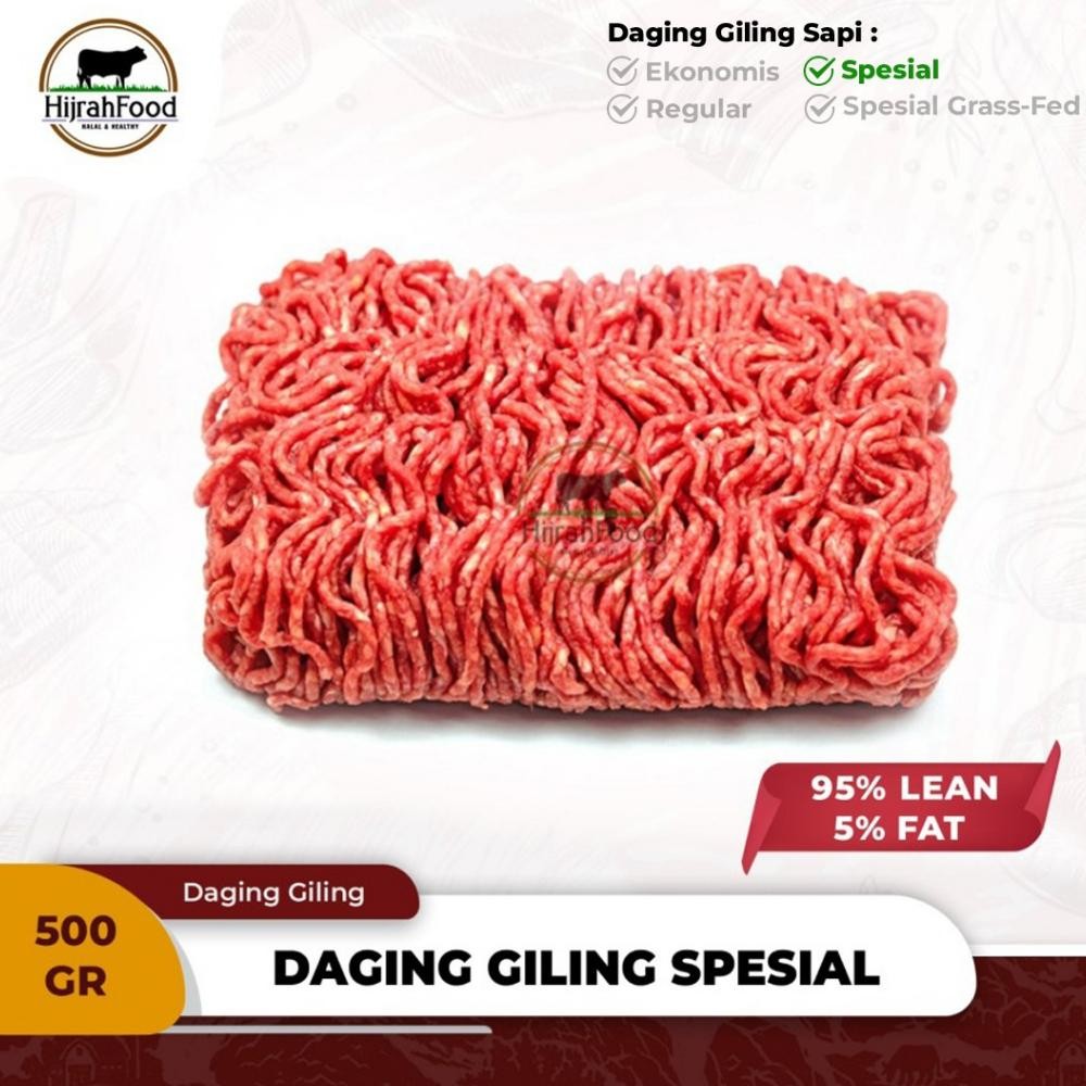 

Hijrahfood Daging Giling Sapi | Minced Ground Beef - SPECIAL / LESS FAT Nugi