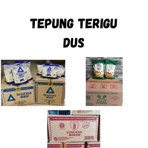

Dus Tepung Terigu Segitiga Biru | Cakra Kembar | Lencana Merah 1kg Dan 500gr Nugi