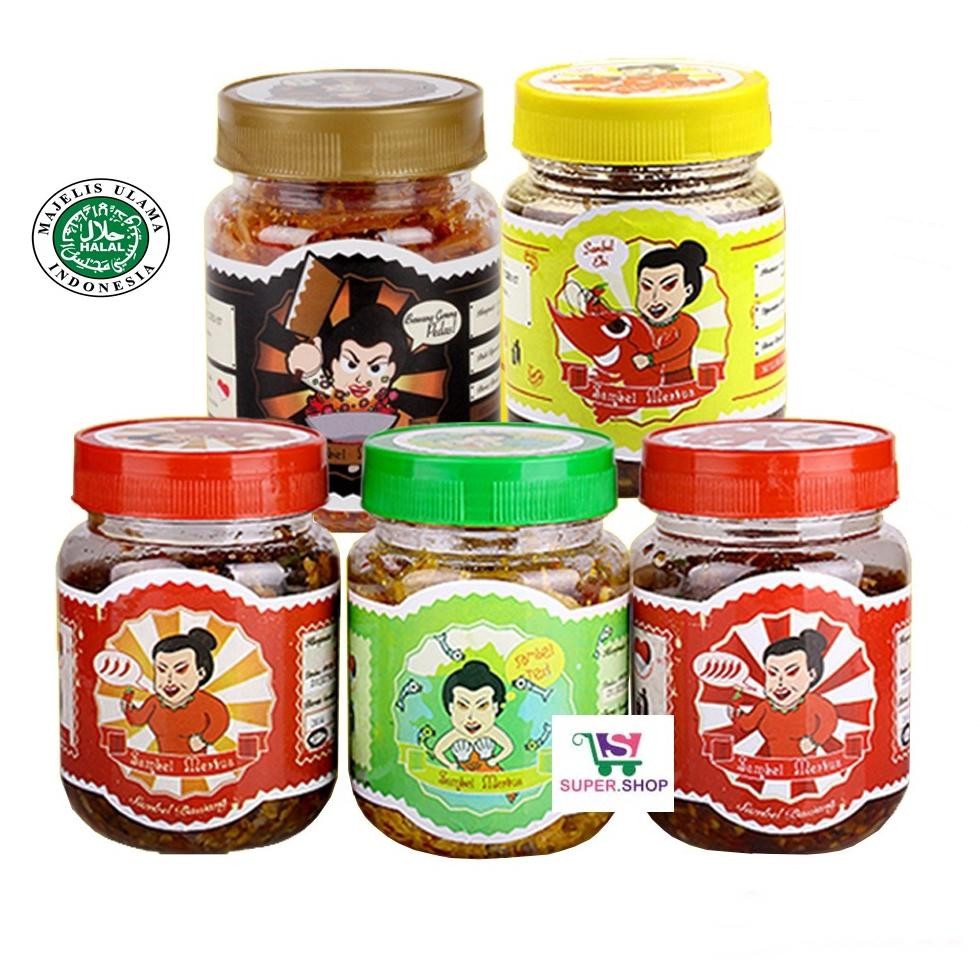 

Sambel / Sambal Mertua Bawang , Teri , Ebi, Bawang Goreng Nugi