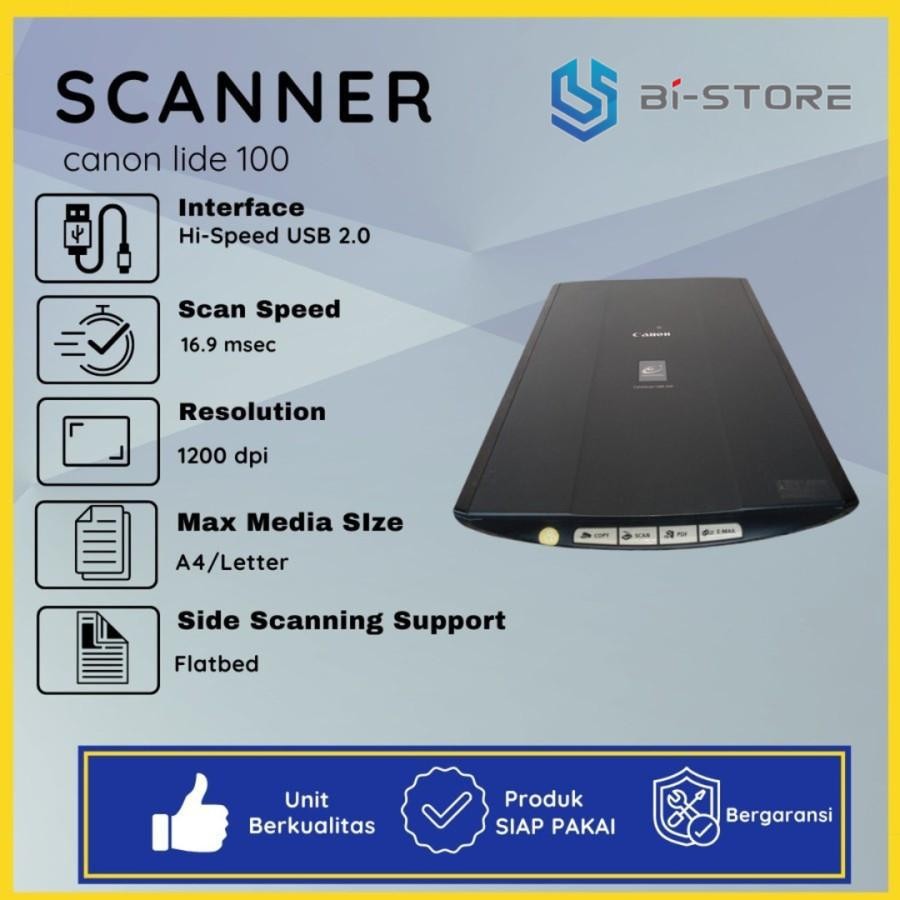 Scanner A4 Canon Canon Lide 210 Hasil Scan Bagus Siap Pakai - Canon Lide 100 - Canon Canoscan 5600F