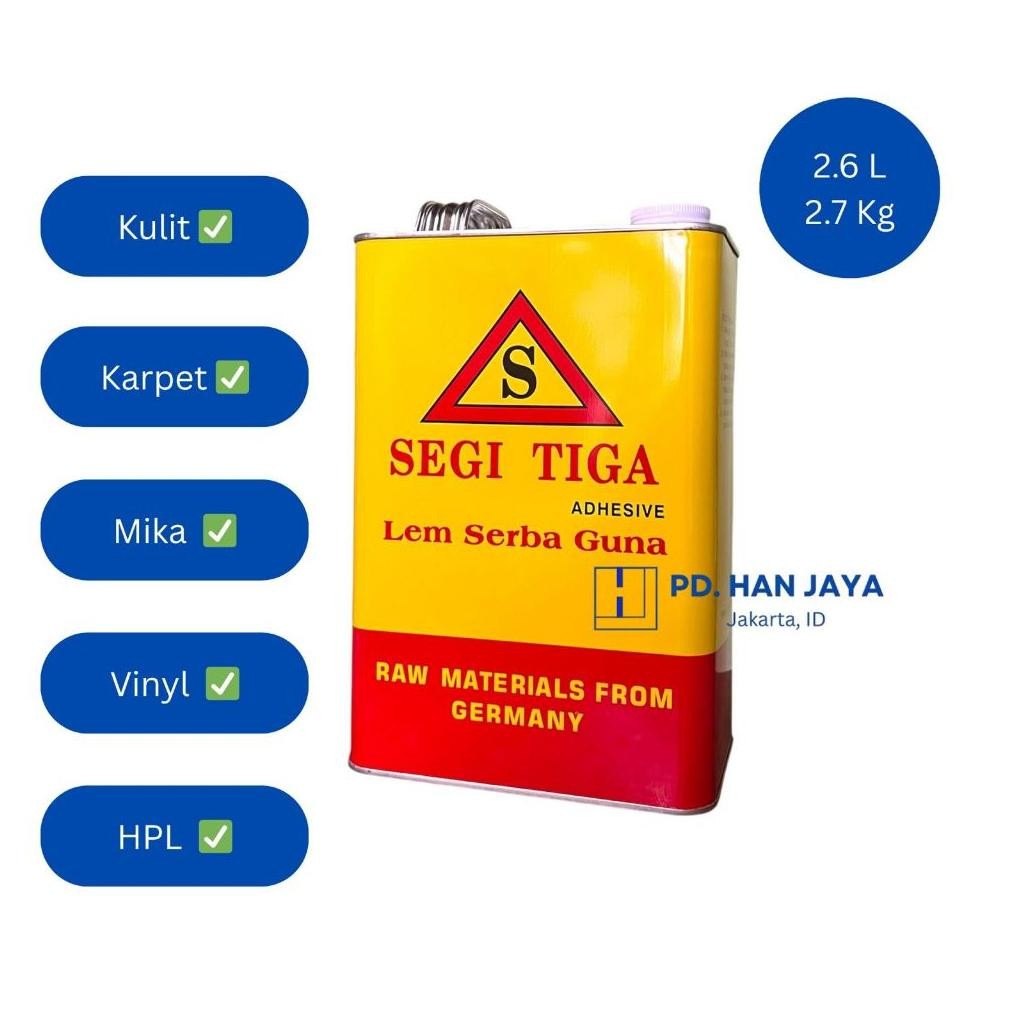 

2.7Kg Segita Lem Kuning Adhesive Lem PVC Kaet Busa Tas Lem L Lem Serbaguna