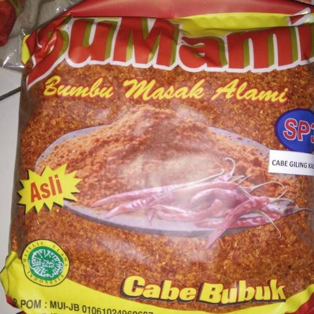 

5 Kg SP3 Kasar, BuMami Cabe Bubuk (Tekstur Flakes) Nugi