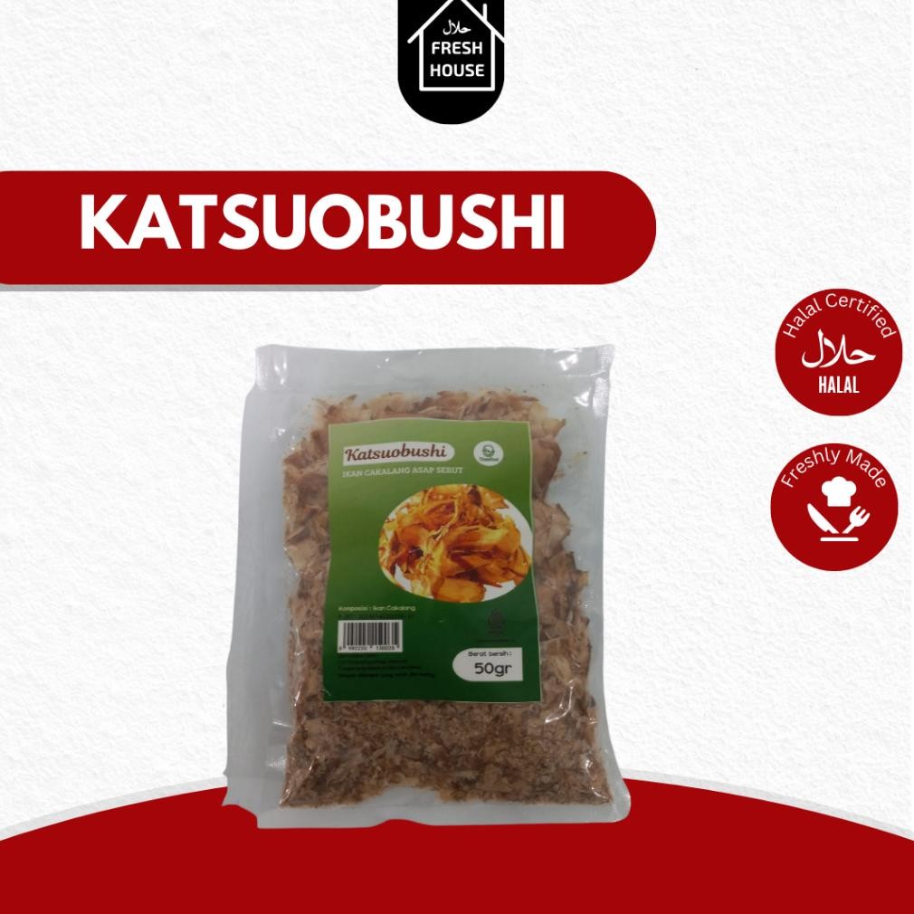 

KATSUOBUSHI IKAN CAKALANG ASAP SERUT 50 GRAM Nugi
