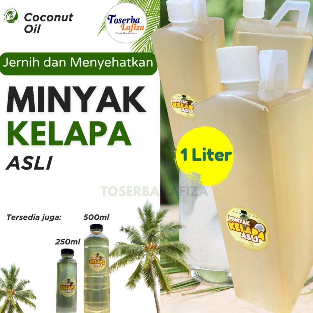 

Minyak Kelapa Asli Dirigen 1 Liter - Minyak Tradisional Klentik Jerigen 1000ml Nugi