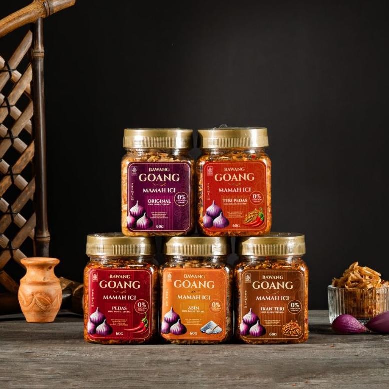 

Bawang Goreng Sumenep Premium | BUNDLE- Asli Tanpa Tepung Tanpa Campuran (60gr) / Bawang Goang Mamah Ici Nugi