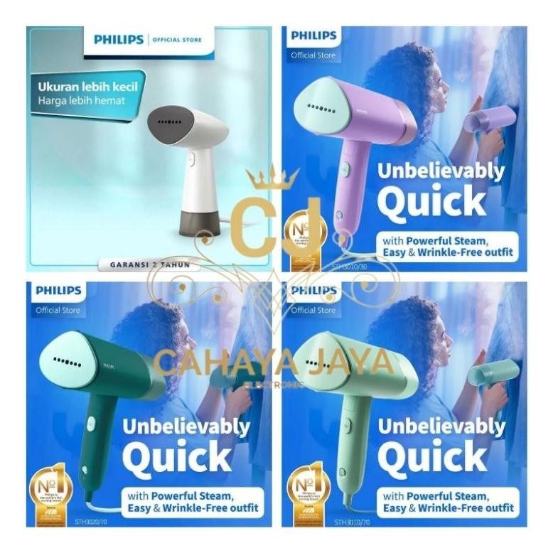 PHILIPS STEAMER SETRIKA UAP GENGGAM STH 3010 / STH3010 / STH 1010/ STH 1010 / STH 3020 / STH3020 GAR