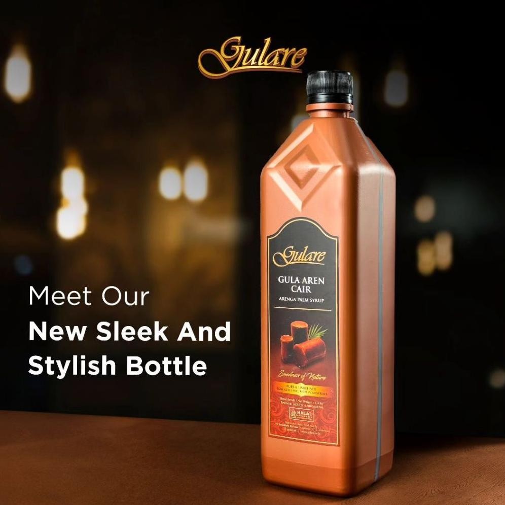 

Gulare Gula Aren Cair Premium 1,3Kg (NEW PACKAGING) Nugi