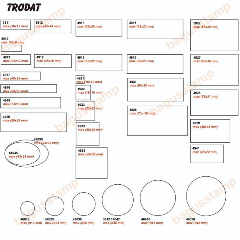 

Stempel Otomatis Trodat Printy Bulat 4630 4642 Custom Text Logo Diameter 3cm 4cm RB3