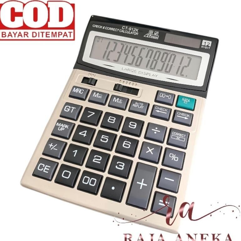 

Calculator Kalkulator Murah tipe SDC912K 912 K 912K Warna Menarik 12 Digit CT RB2