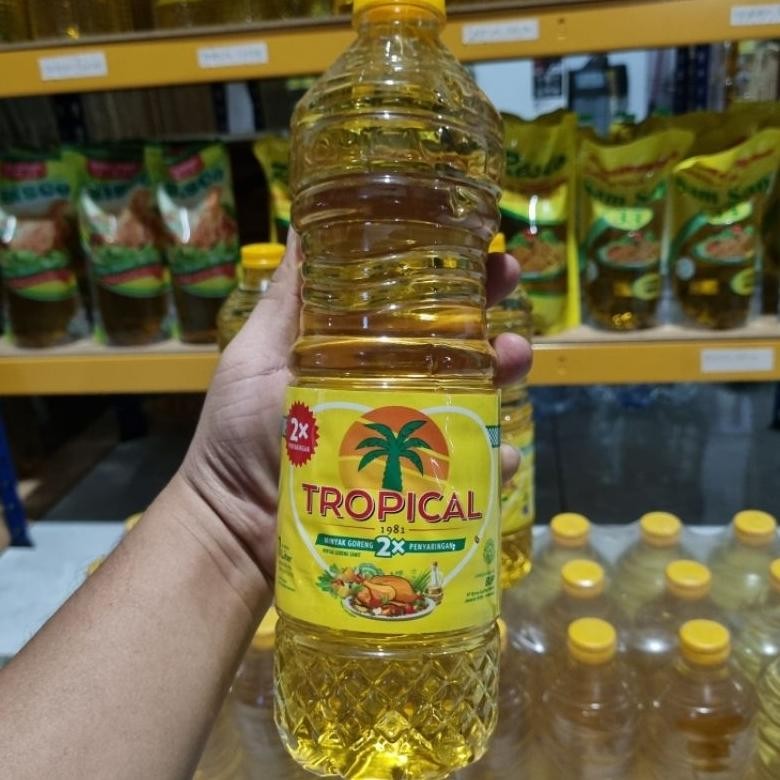 

Trobot Tropical Botol 1 Liter Full Minyak Goreng Premium PT. BKP Expired Panjang Nugi