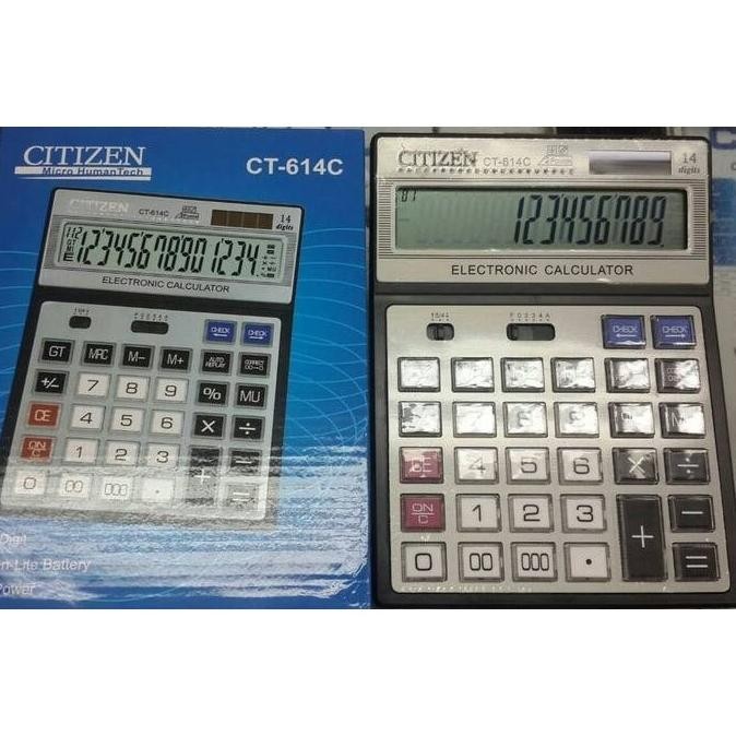 

KALKULATOR DESKTOP . CT-614C / CALCULATOR MEJA 14 DIGIT CEK ULANG RB2