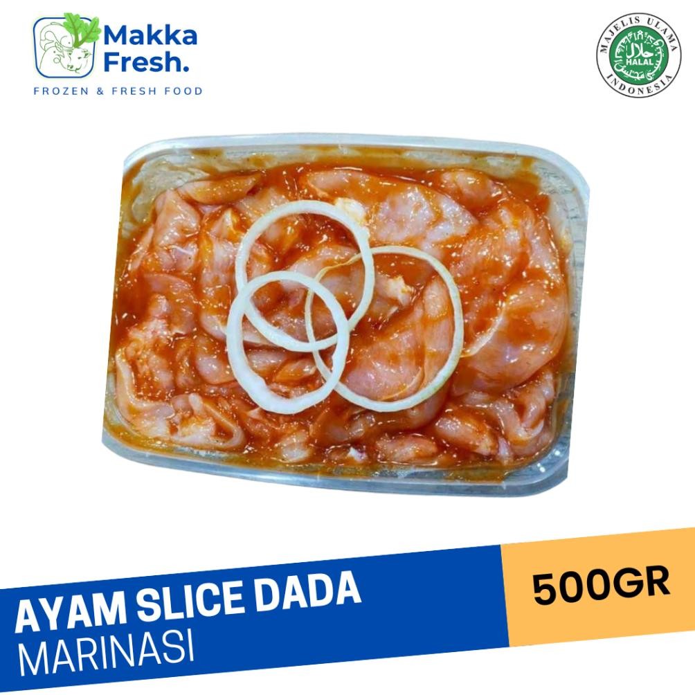 

Ayam Slice Dada Marinasi 500gr Pengiriman Same Day Nugi