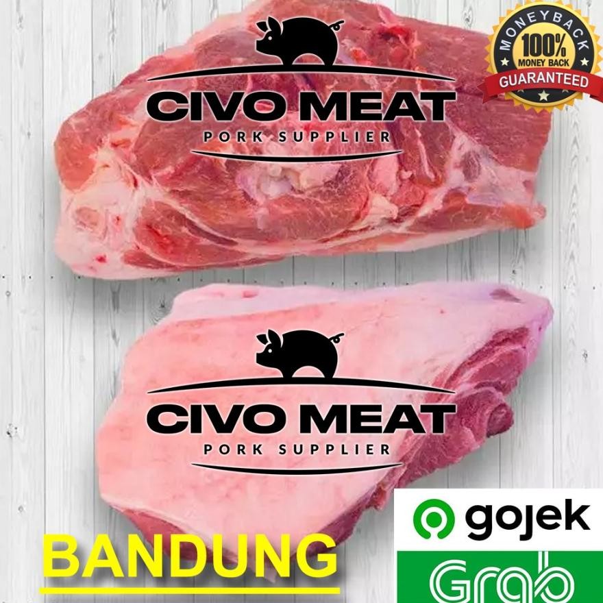 

Daging Babi Paha Kulit 1kg Alternatif Samcan Murah Nugi