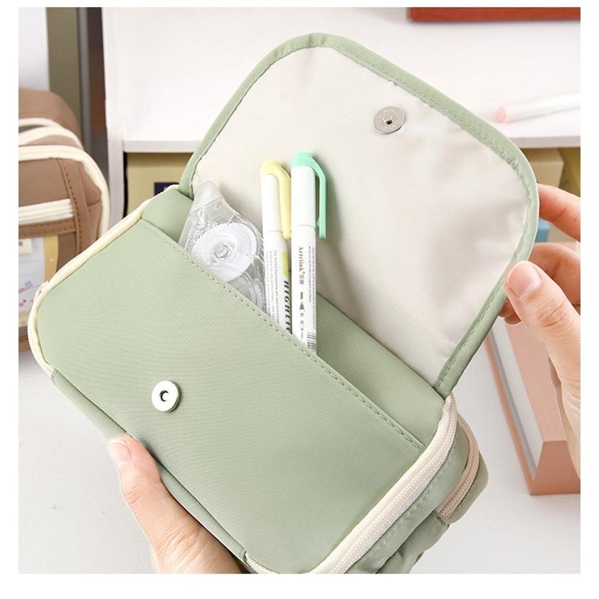 

T-56 DotdingTempat Alat Tulis Kotak Pensil Aesthetic Korea Tas Penatempat Pencil Tas Pensil Kapasitas Besar Freeies H436 T-56
