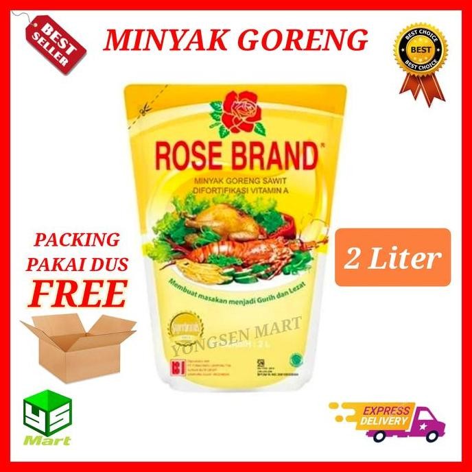 

Rose Brand Minyak Goreng Refill 2 Liter - Minyak Hemat Untuk Keluarga Diskon!