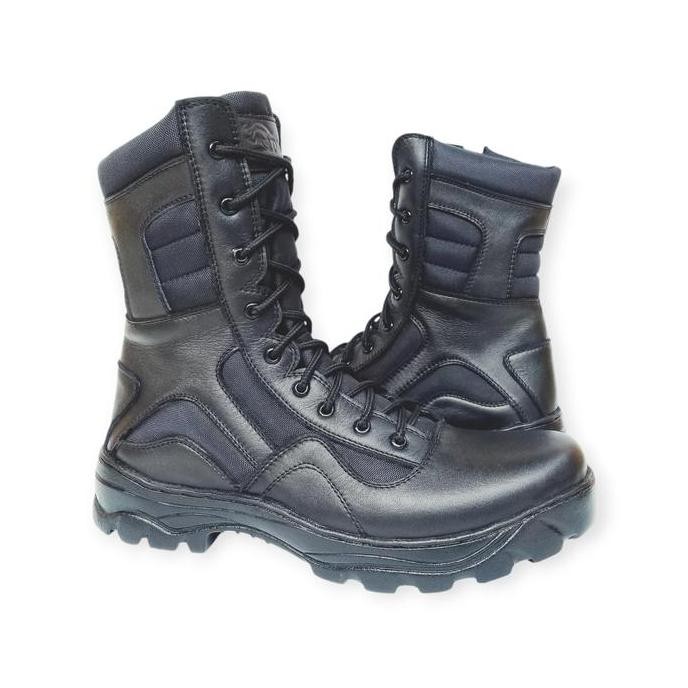 sepatu pdl tactical army laras pdl boot Hitam Shoes