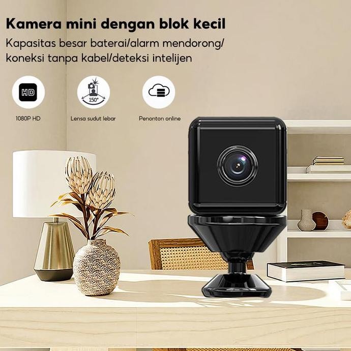Tersedia Bohlam Kamera Mini X6 CCTV WiFi 1080P - Kamera Pengawas Jarak Jauh Wireless