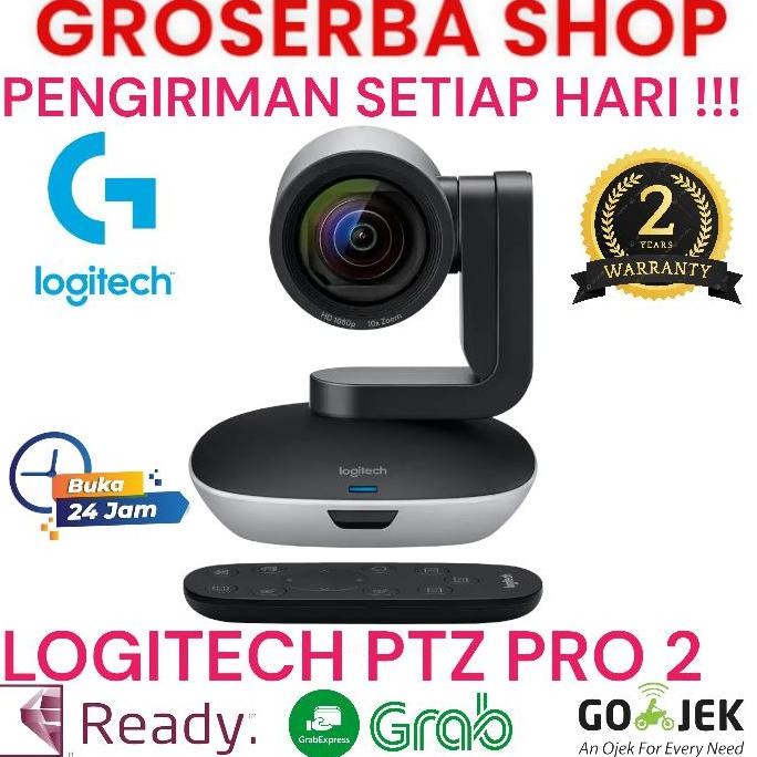 Tersedia LOGITECH CC2900EP PTZ PRO 2 Webcam - Kamera PTZ PRO 2 Garansi Resmi Logitech