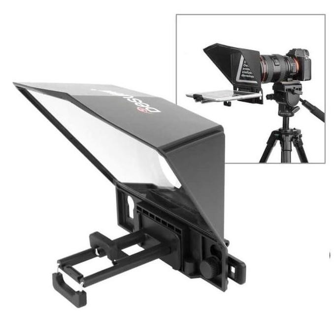 Desview T2 Broadcast Teleprompter for Camera Interview Desview T2 Garansi Resmi