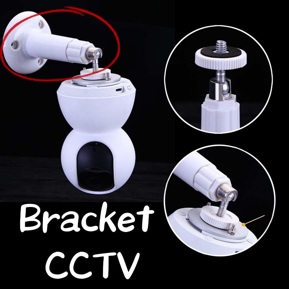 Dudukan CCTV Xiaomi Wall Mount Bracket Holder CCTV Braket CCTV Bracket Monitor Wall Untuk Xiaomi Ip 