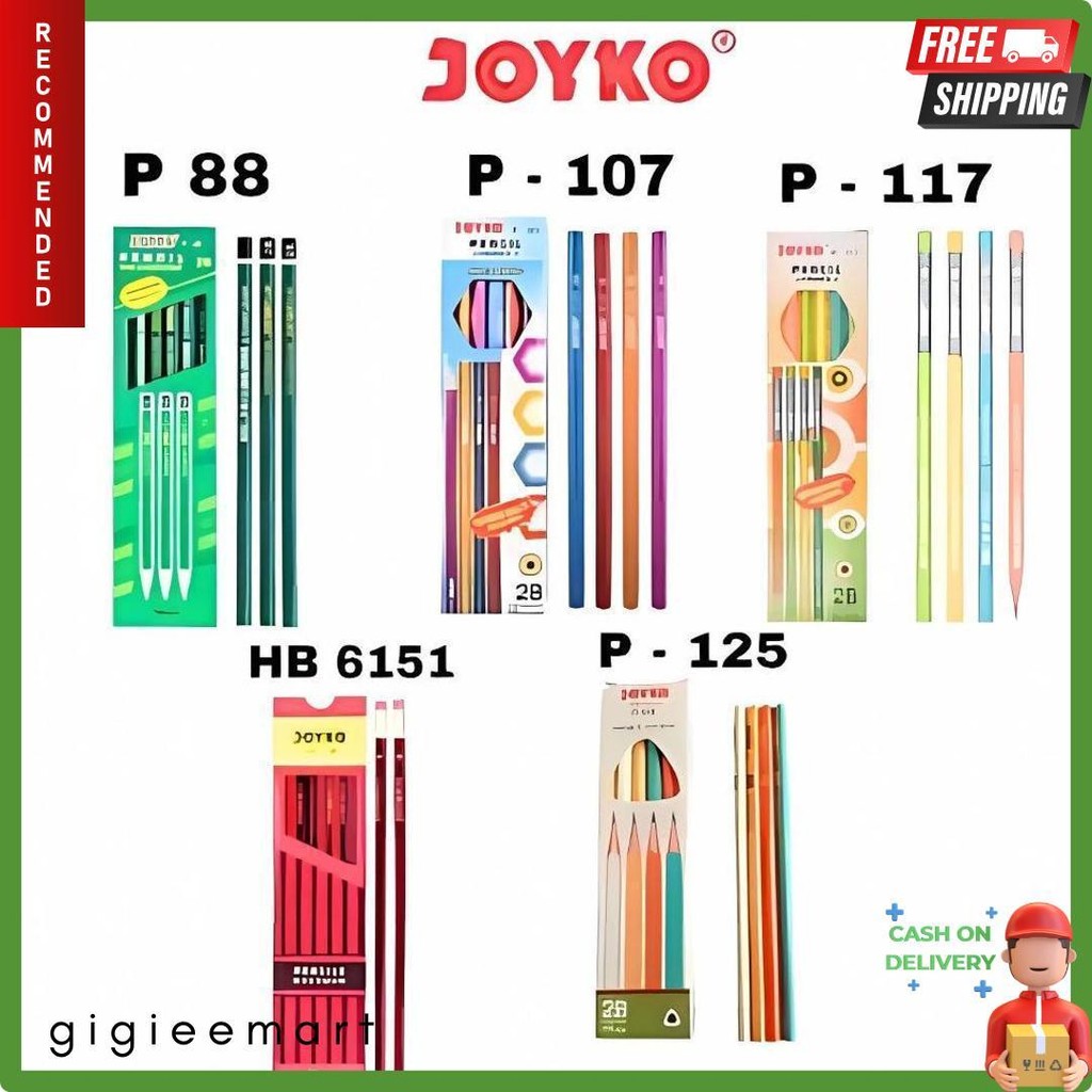 

Lengkap Pensil 2B Joyko 1Pak/12Pcs Garansi Lulus Uji Lab Terlengkap Dan Termurah