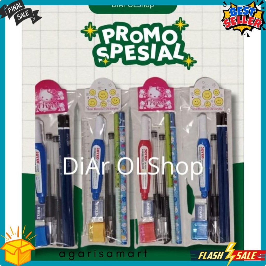 

Paket Alat Tulis Sekolah Ekonomis Lengkap Murah Diskon