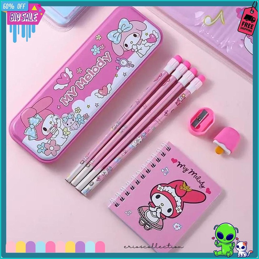 

Paket Alat Tulis Sekolah Anak Lengkap Motif Sanrio Labubu 8 In 1 Stationary Set Box Hadiah Lucu Flash Sale! Diskon Hingga 70%